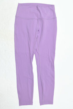 Lululemon Wunder Under High Rise Tights Womens 8 Purple Stretch Yoga